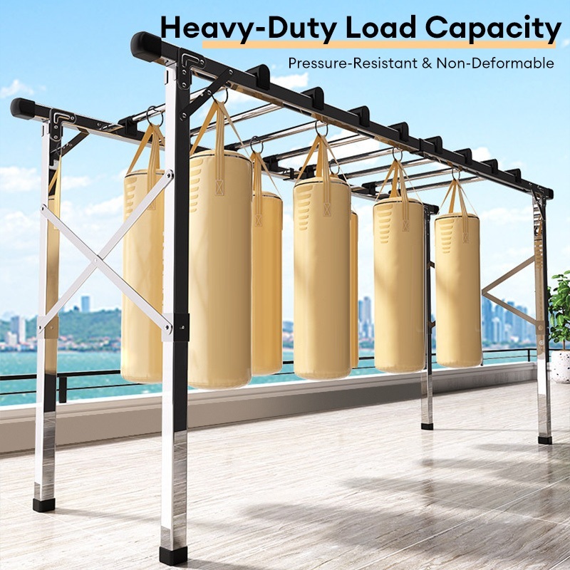Heavy Duty Foldable Clothes Rack