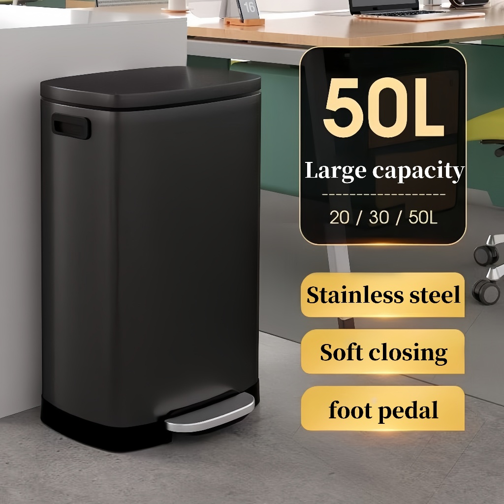 Stainless Steel Pedal Trash Can